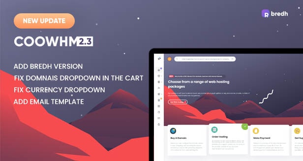 WHMCS主题COOWHM v2.3多功能用户中心式模板