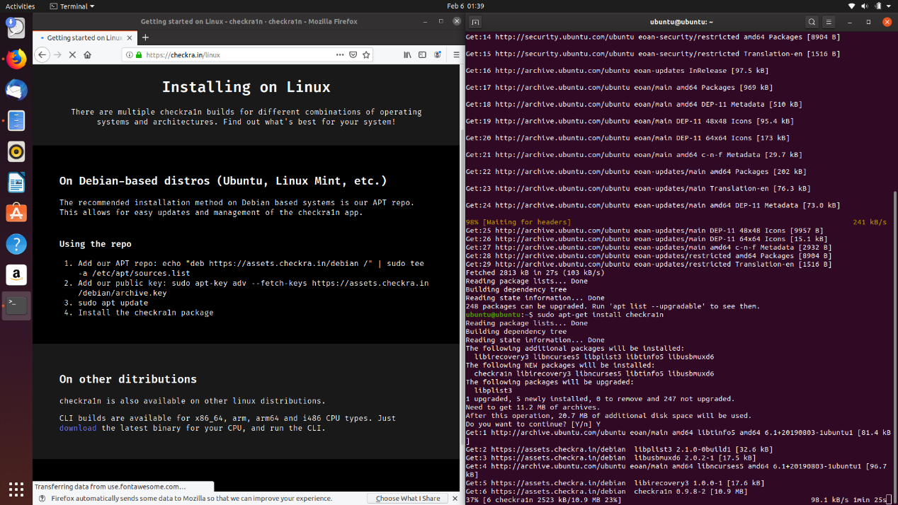 Windows使用Checkra1n Linux给iOS越狱教程【适用于A12以下所有设备】